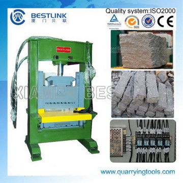 Natural Face Granite Block Splitter and Machine